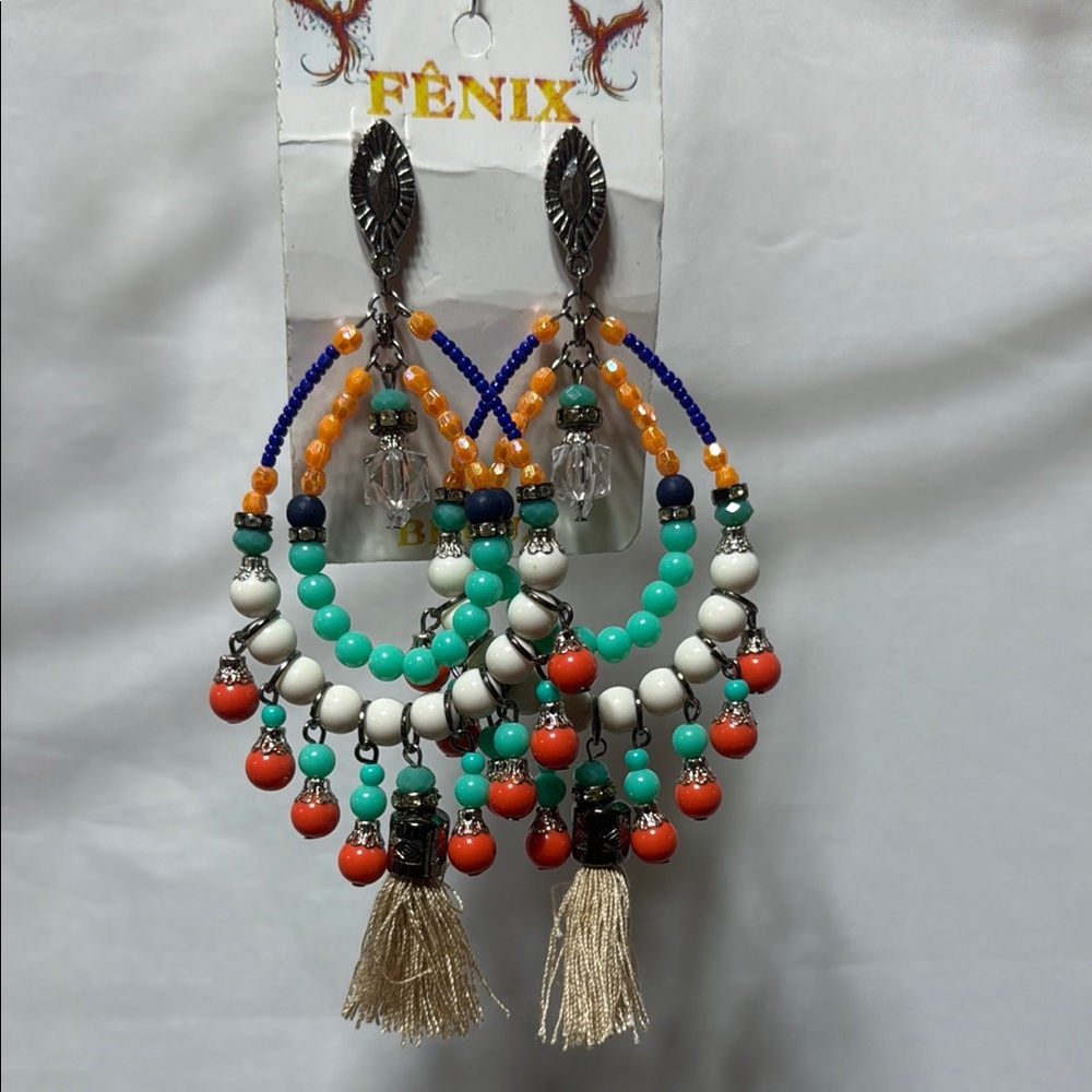Multicolor Beaded Earrings